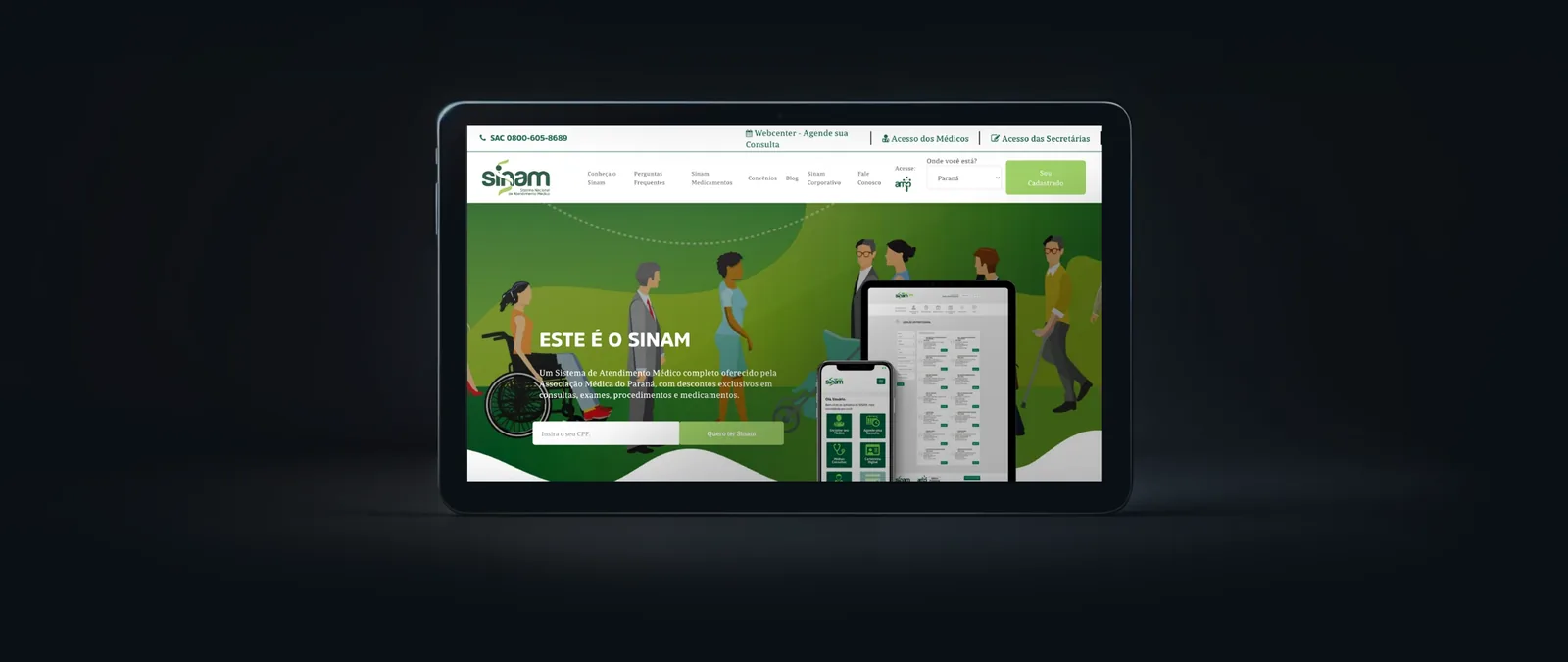 Sinam: Saúde