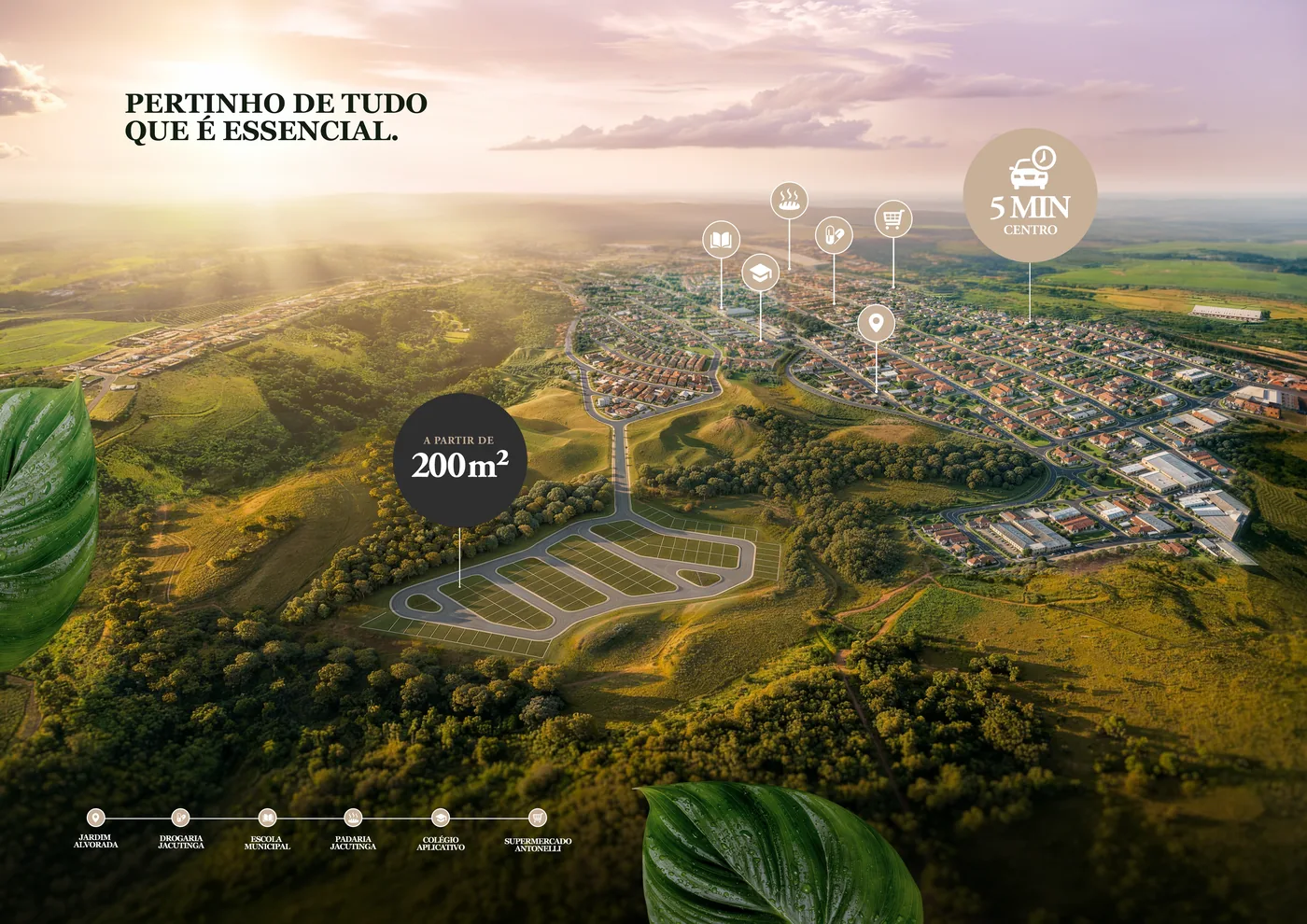 Loteamento: Masterplan de implantação